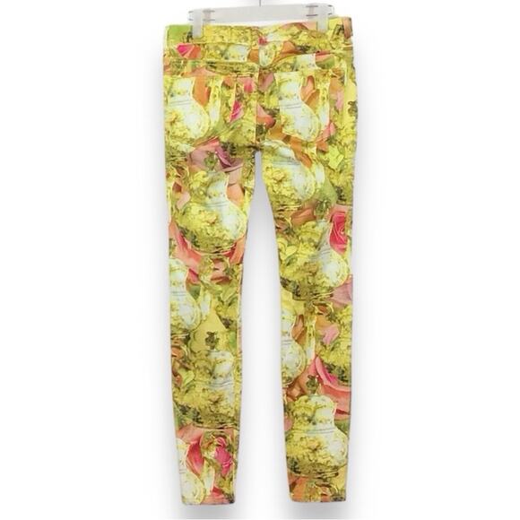 TED BAKER Danelle Floral Teapot Print Jeans size 26 - Picture 2 of 9